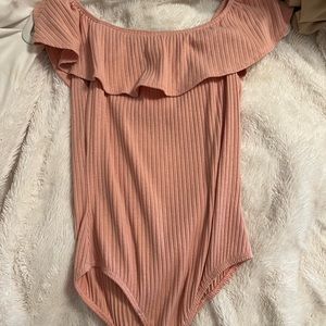 pac sun kendall and kylie collection off the shoulder body suit size xs